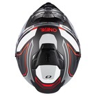 Шлем кроссовый со стеклом O'Neal D-SRS Square V24, ABS, матовый, красный/черный, XL - Фото 5