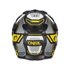 Шлем кроссовый со стеклом O'Neal D-SRS Square V24, ABS, матовый, желтый/черный, S - Фото 4