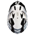 Шлем кроссовый со стеклом O'Neal Sierra R V24 белый, ABS, глянец, белый/черный, S - Фото 4