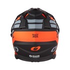 Шлем кроссовый со стеклом O'Neal Sierra R V24, ABS, матовый, оранжевый/черный, S - Фото 2