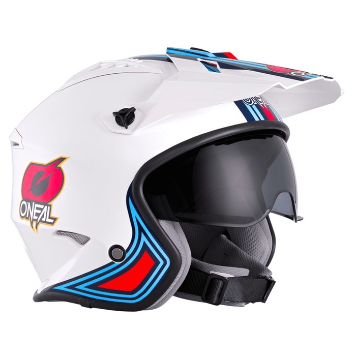 Шлем открытый O'Neal Volt MN1 V24, ABS, глянец, белый/красный, M - Фото 1