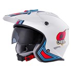 Шлем открытый O'Neal Volt MN1, ABS, глянец, белый/красный, S - фото 298840893