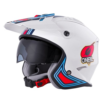 Шлем открытый O'Neal Volt MN1, ABS, глянец, белый/красный, S