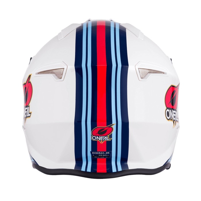 Шлем открытый O'Neal Volt MN1, ABS, глянец, белый/красный, XL - фото 1928566328