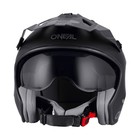 Шлем открытый O'Neal Volt Solid V24, ABS, матовый, черный, M - Фото 2