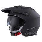 Шлем открытый O'Neal Volt Solid, ABS, матовый, черный, S - Фото 1