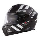 Шлем интеграл O'Neal Challenger Warhawk, ABS, матовый, черный/белый, S - фото 298841001