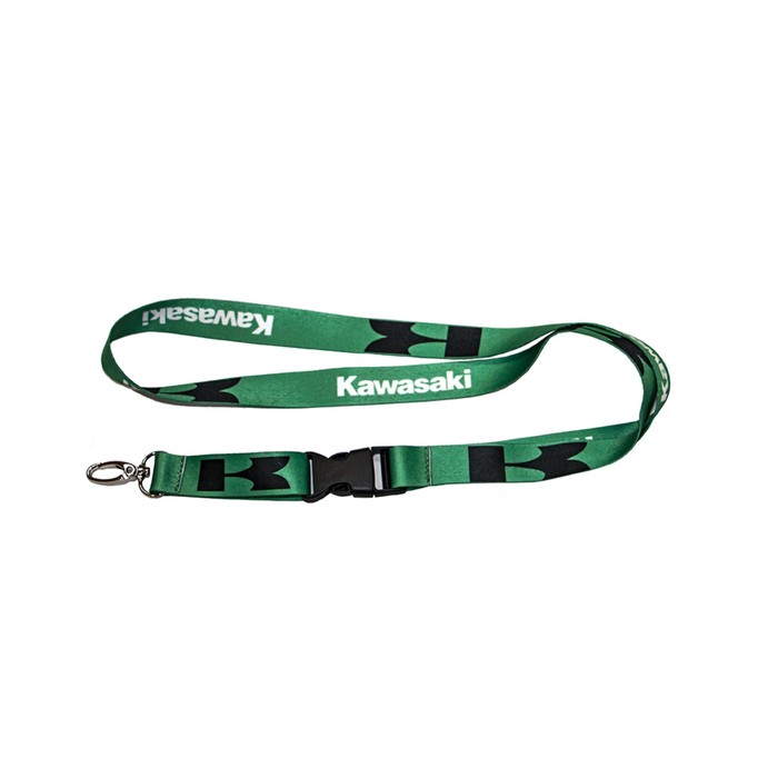 Шнурок MTP для ключей Kawasaki, зеленый - Фото 1