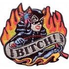 Нашивка "Custom Bitch - девушка с хлыстом" - фото 298841161