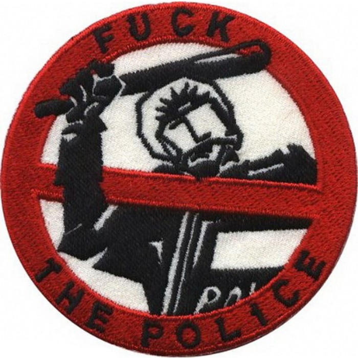 Нашивка "F.ck the police" - Фото 1