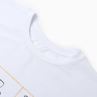 Футболка женская, цвет белый, размер ONE SIZE (42-46) - фото 24015773