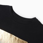 Футболка женская, цвет черный, размер ONE SIZE (42-46) - фото 24015789