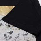 Футболка женская, цвет черный, размер ONE SIZE (42-46) - фото 24015790