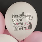 Шар латексный 12" «Моя крыска...», мишки, 25 шт., 2 ст., МИКС - фото 23839726