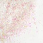 Конфетти для воздушного шара дроблёные, Хамелеон, розовый, перламутр, 20 г. - Фото 2
