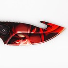 Сувенир деревянный нож с лезвием крюком «Аниме красный», 22 см - Фото 5