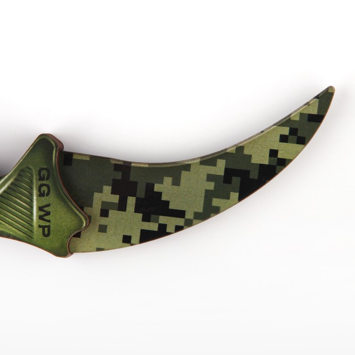Сувенирное оружие из дерева керамбит «Хаки», 18 см - фото 1908109483