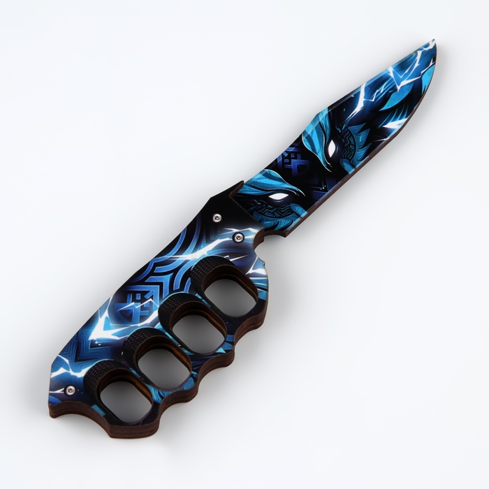 Сувенир деревянный нож-костет «Волк», 18 см - фото 1908109490