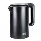 Чайник электрический GOODHELPER KPS-189C, пластик, колба металл, 1.7 л, 1800 Вт, чёрный - фото 51546480 Чайник электрический GOODHELPER KPS-189C, пластик, колба металл, 1.7 л, 1800 Вт, чёрный - фото 51546480
