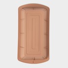 Форма для выпечки Доляна «Хлеб», силикон, 24×13×6 см, внутр.размер 21×11 см, бежевая - Фото 3