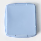 Форма для выпечки Доляна «Квадрат», силикон, 27×27×4 см (с бортиками), внутренний размер 23×23 см, цвет МИКС - фото 4545669