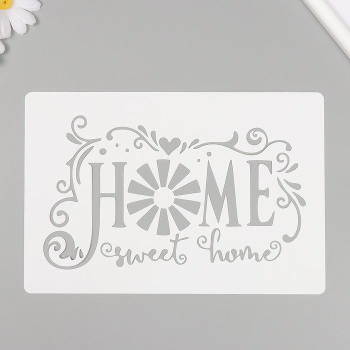 Трафарет "Home Sweet Home"16х24 см