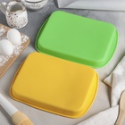 Форма для выпечки Доляна «Прямоугольник», силикон, 27×18 см, МИКС - Фото 7