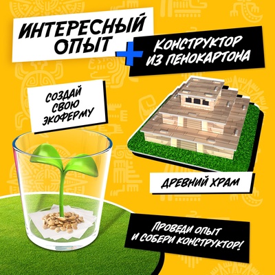 УЦЕНКА Набор для опытов «Чудеса света: Чичен-Ица»