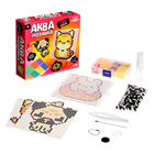 УЦЕНКА Аквамозаика в контейнере, 720 шариков, 3 трафарета, 1 основа 10407913