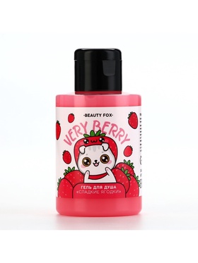 Гель для душа Very berry, 110 мл, аромат сладкой ягоды, BEAUTY FOX