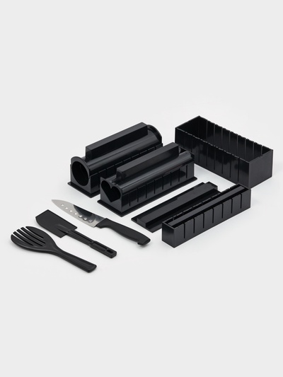 Набор для приготовления роллов Доляна «Мидори», 10 предметов + нож 15 см