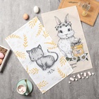 Набор кухонных полотенец «Доляна. Сладкой жизни», 35×60 см-2 шт., 100% хлопок - Фото 3