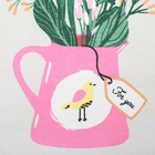 Набор кухонных полотенец «Доляна. Букет», 2 шт., 28×46 см, 100% хлопок, рогожка 160 г/м² - Фото 5