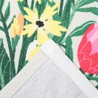 Набор кухонных полотенец «Доляна. Букет», 2 шт., 28×46 см, 100% хлопок, рогожка 160 г/м² - Фото 6