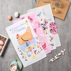 Набор кухонных полотенец «Доляна. Счастливой пасхи», 4 шт., 28×46 см, 100% хлопок, рогожка 160 г/м² - Фото 3