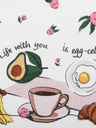 Набор полотенец кухонных «Доляна» Love, 28×46 см - 2 шт., рогожка, хлопок 100%, 160 г/м² - Фото 7