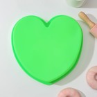 Форма для выпечки Доляна «Сердце», силикон, 24×23×4 см, цвет МИКС - Фото 2