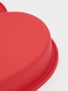 Форма для выпечки Доляна «Сердце», силикон, 24×23×4 см, красная - Фото 5