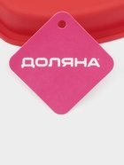 Форма для выпечки Доляна «Сердце», силикон, 24×23×4 см, красная - Фото 8