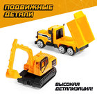 Грузовик металлический «Перевозчик», инерция, с 6 машинками - Фото 6