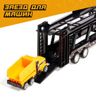 Грузовик металлический «Перевозчик», инерция, с 6 машинками - Фото 7