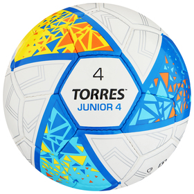 Мяч футбольный TORRES Junior-4 F323804, PU, ручная сшивка, 32 панели, р. 4