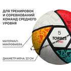 Мяч футбольный TORRES T-Pro F323995, PU-Microf, термосшивка, 32 панели, р. 5 - фото 9935825