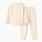 Костюм детский KAFTAN «Мишка»: джемпер, брюки, размер 28 (86-92 см), бежевый - фото 25567590