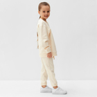 Костюм детский KAFTAN «Мишка»: джемпер, брюки, размер 28 (86-92 см), бежевый - фото 25567593