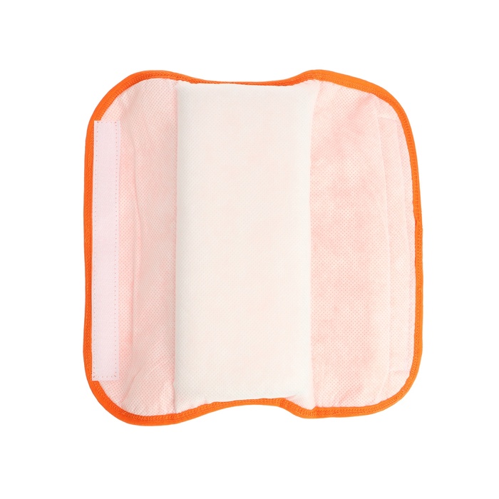 Подушка на ремень безопасности "Самый любимый ребенок" оранжевая