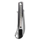 Нож канцелярский 18мм, металлический, автофиксатор, Zinc-alloy, TOP - Фото 3