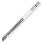 Нож канцелярский 9мм, металлический, лезвие 30°, автофиксатор, TOP - фото 9624835