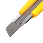 Нож канцелярский 18 мм, пластиковый, 2 штуки запасных лезвий, TOP - Фото 7