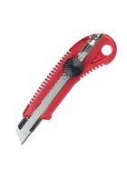 Нож канцелярский 18 мм, пластиковый, с роликовым фиксатором, TOP - Фото 4